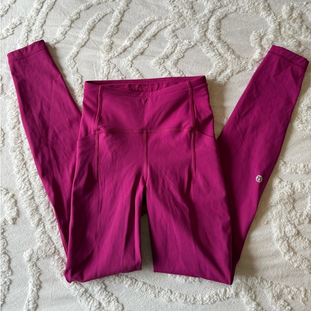 Lululemon Swift Speed High Rise Tight in Magenta - Picture 6 of 8